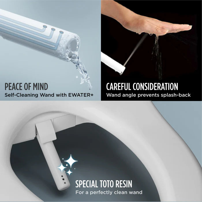 TOTO MW6423074CEFG#01 Washlet+ Nexus One-Piece 1.28 GPF Toilet and Washlet C2 Bidet Seat