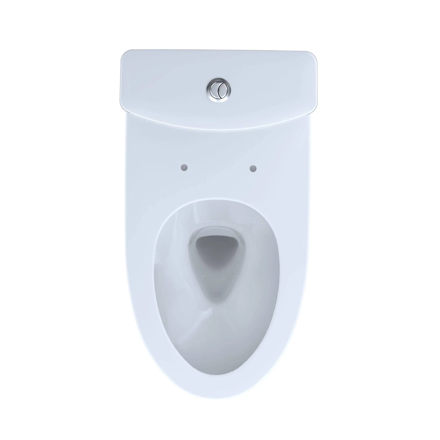 TOTO Aquia IV Two-Piece Elongated 1.28 & .9 Gpf Skirted Toilet - Cotton White - Washlet+ Ready