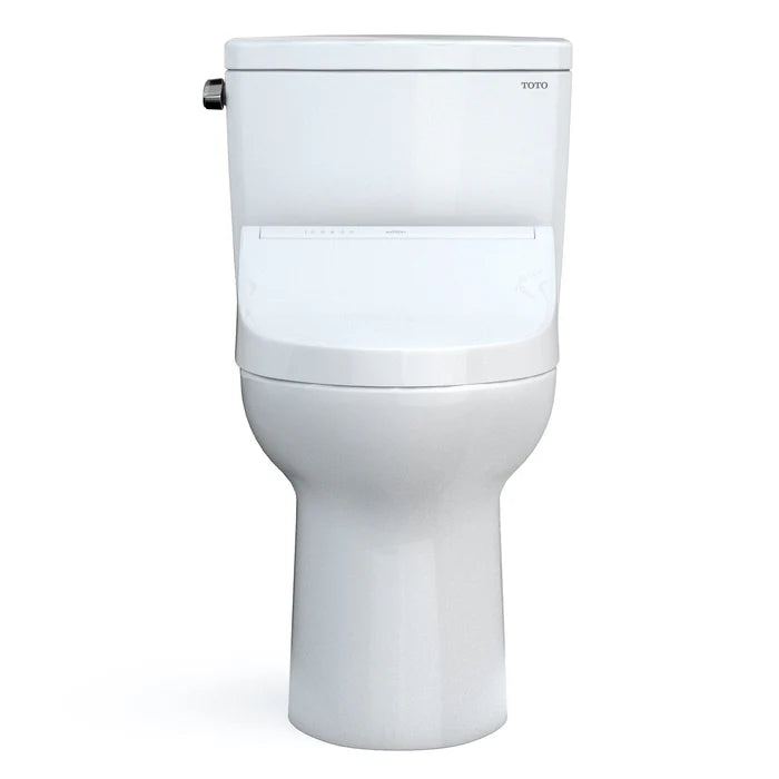 TOTO MW7763084CEFG#01 Drake Washlet+ Two-Piece 1.28 GPF Universal Height Toilet with C5 Bidet Seat