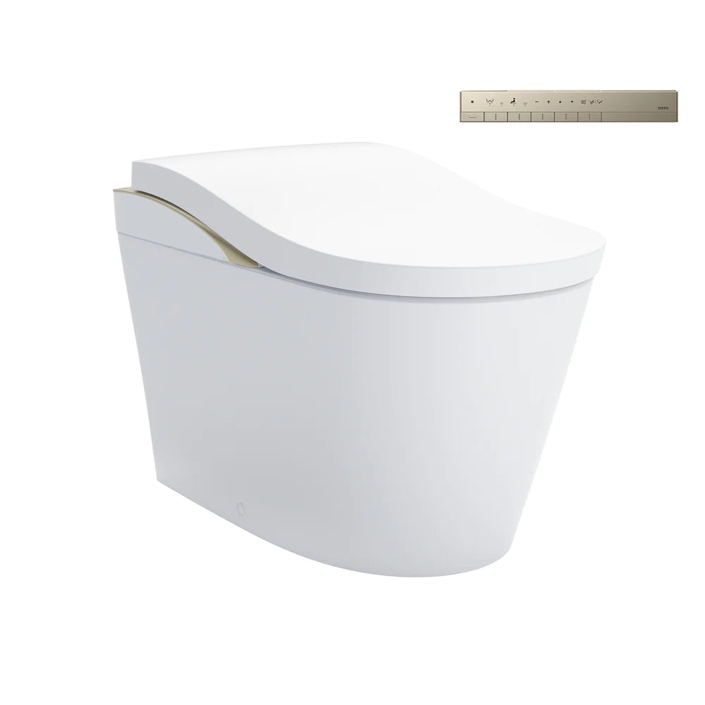 TOTO Neorest LS Dual Flush 1.0 & 0.8 Gpf Integrated Bidet Toilet, Cotton White - MS8732CUMFG#01B, MS8732CUMFG#01N, MS8732CUMFG#01S