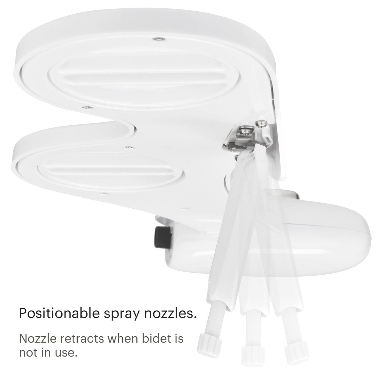 SouthSpa Advanced Warm Water Left-Handed Bidet Attachment with Dual Nozzles