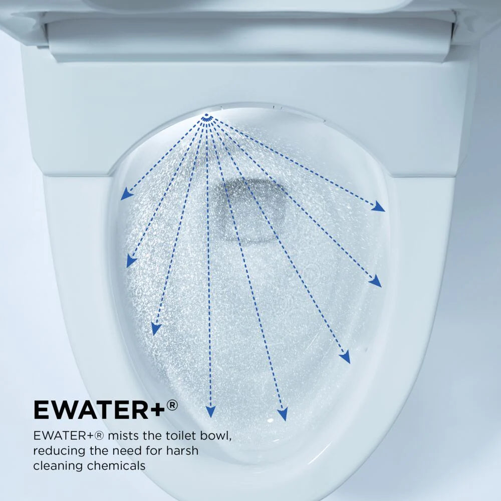 TOTO Neorest AS MS8551CUMFG#01 Dual Flush 1.0 & 0.8 Gpf Integrated Bidet Toilet - Cotton White