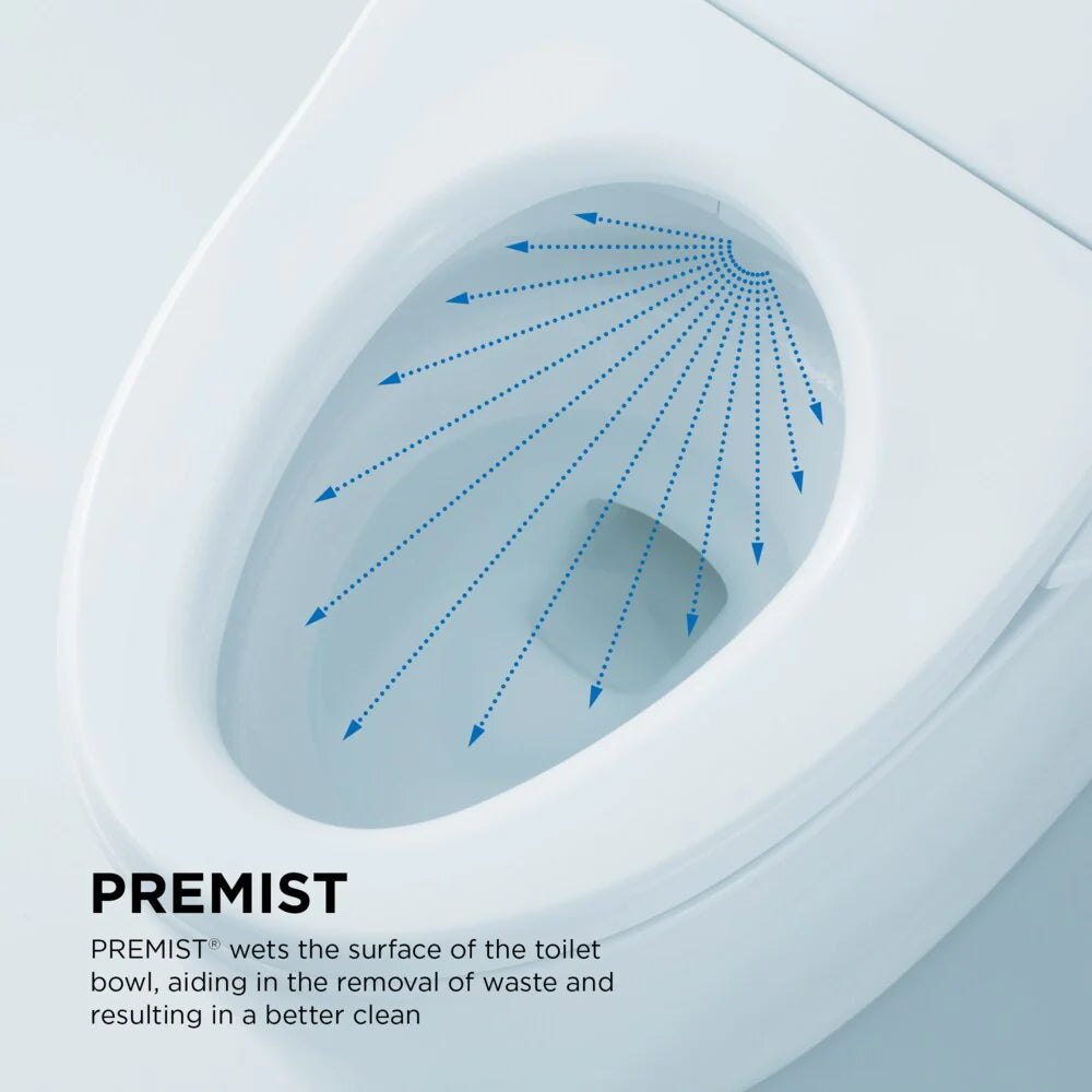 TOTO Neorest AS MS8551CUMFG#01 Dual Flush 1.0 & 0.8 Gpf Integrated Bidet Toilet - Cotton White