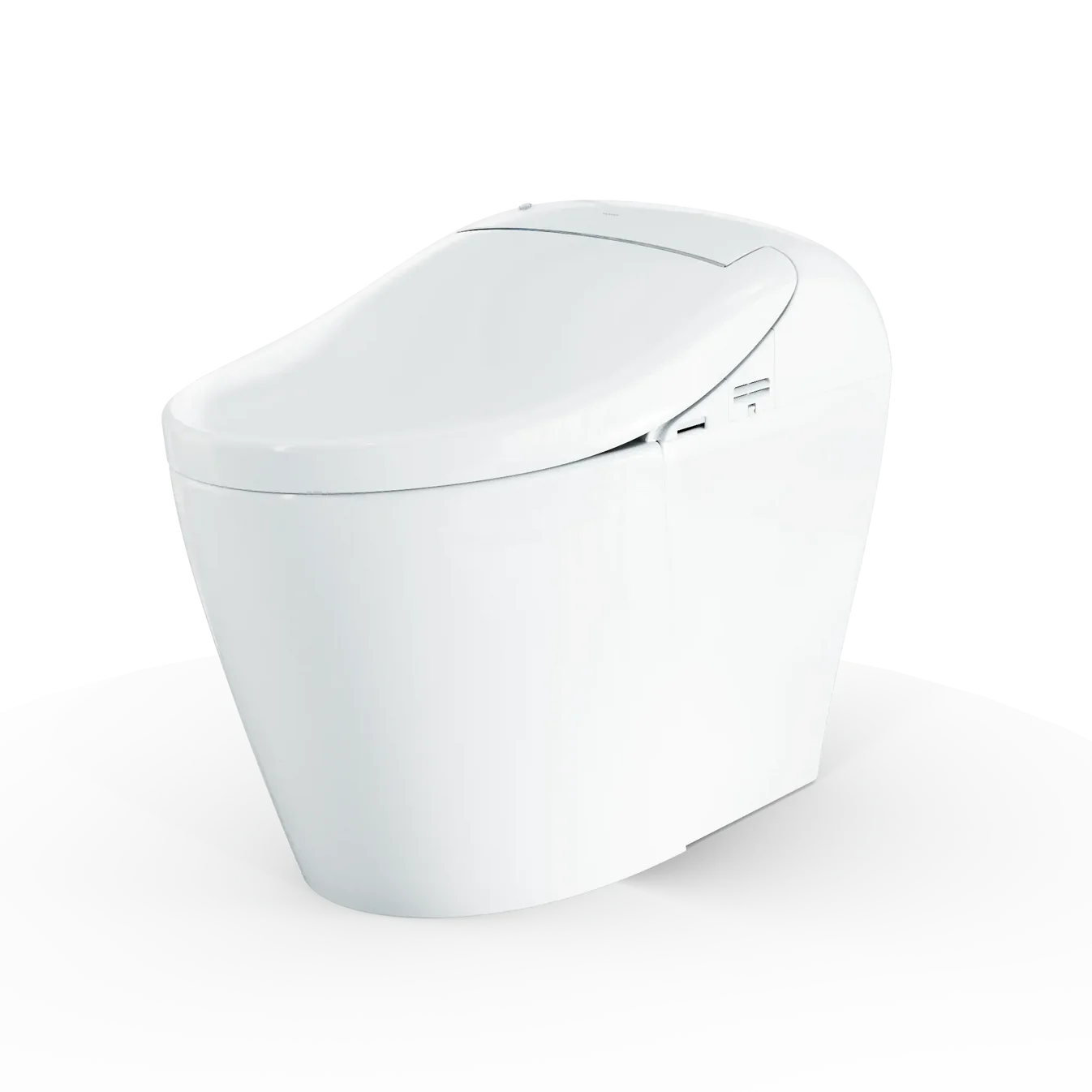 TOTO Washlet G5A 1.2 & 1.0 GPF Smart Toilet with Integrated Bidet Seat and CEFIONTECT, Cotton White - MS7631CEMFG#01