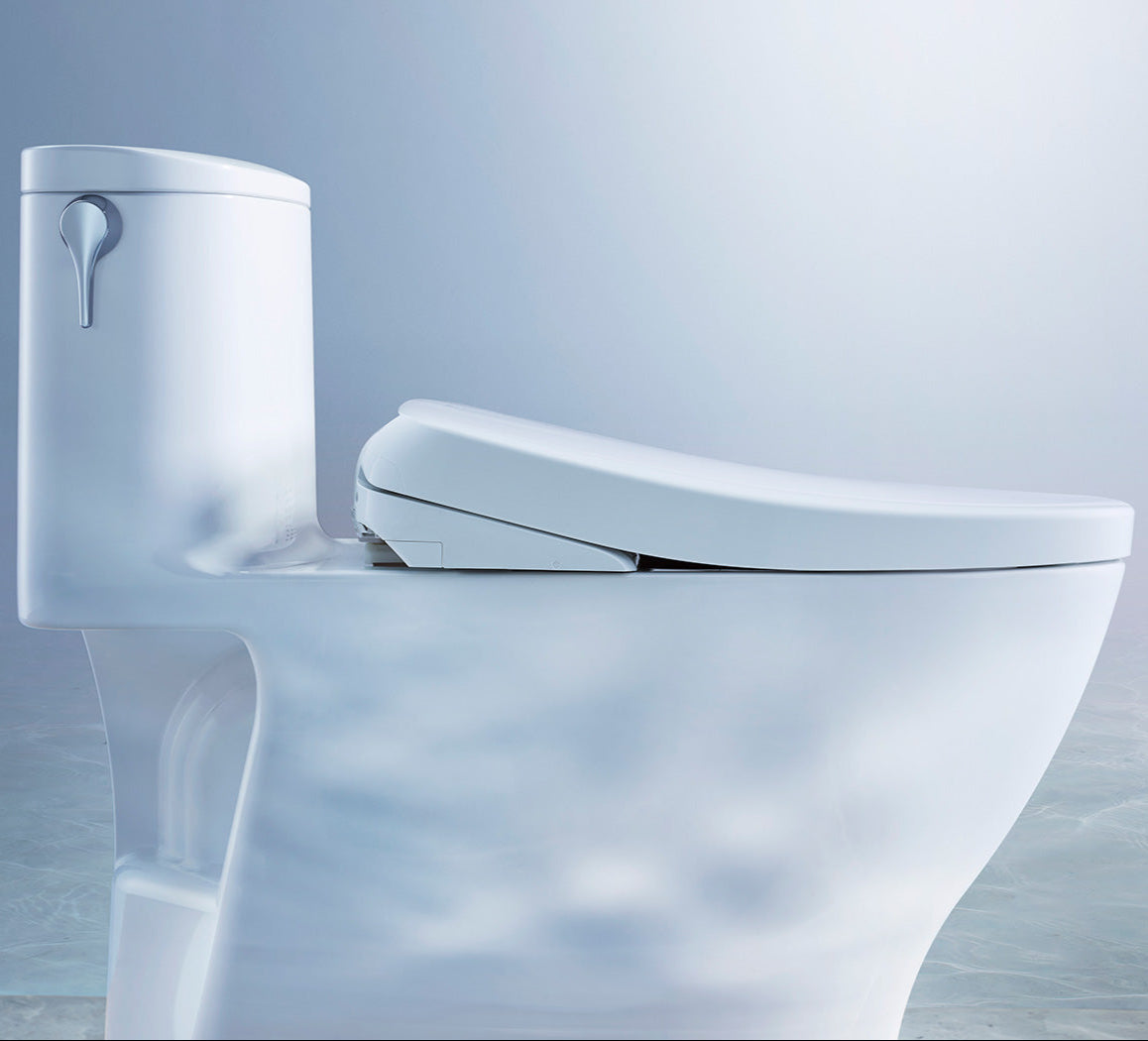 TOTO Washlet S7A Bidet Seat – Auto Open/Close Lid, EWATER+, Heated Seat, Warm Air Dryer