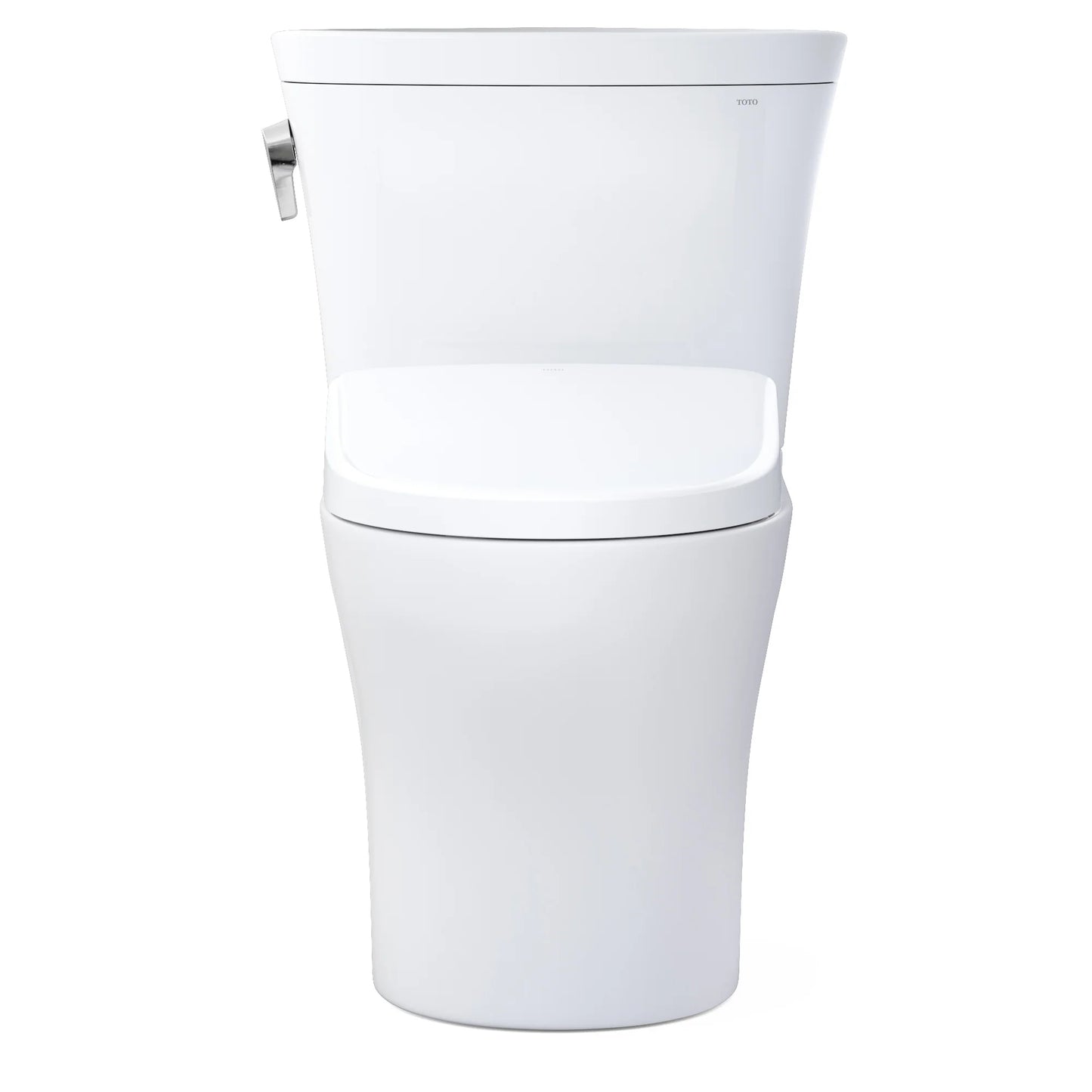 TOTO WASHLET+ Aquia IV Arc Two-Piece Elongated Dual Flush 1.28 and 0.9 GPF Toilet with S7 Contemporary Bidet Seat, Cotton White - MW4484726CEMFGN#01, MW4484726CEMFGNA#01