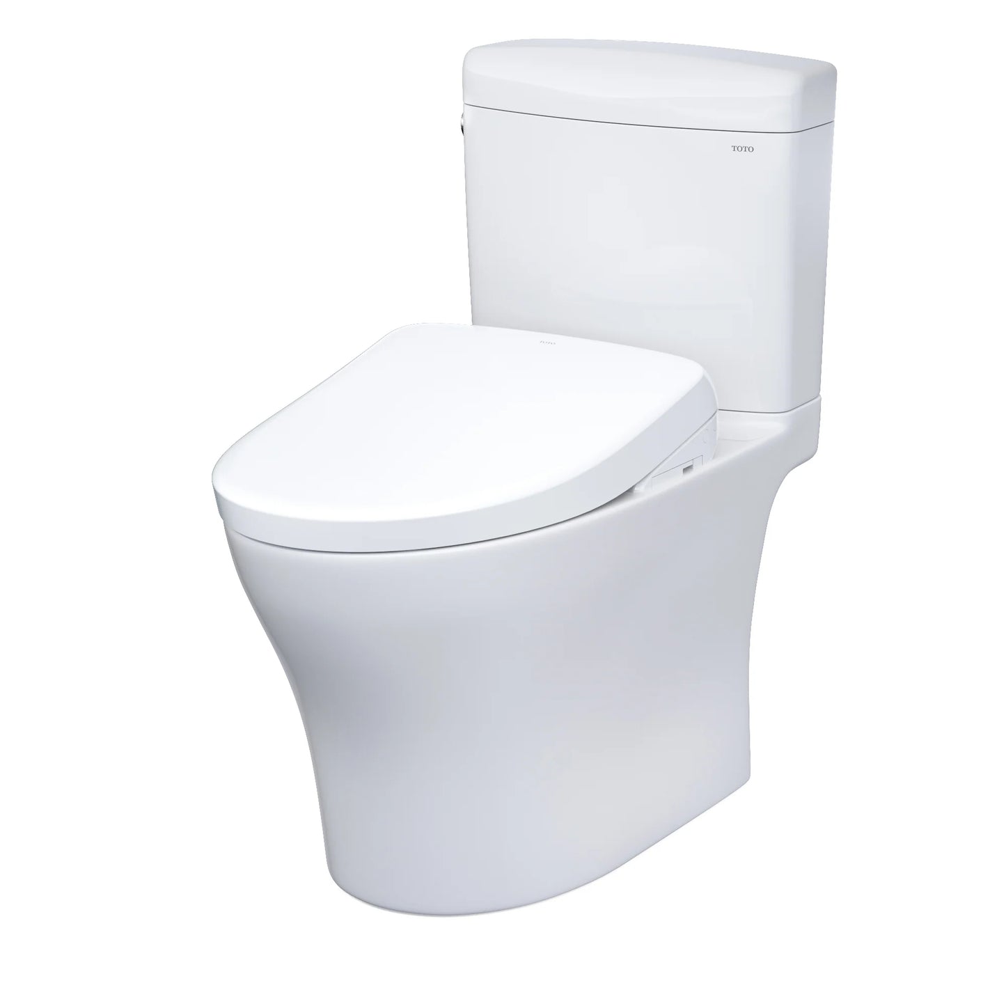 TOTO Aquia IV Cube Washlet+ S7/S7A Two-Piece 1.28 & .9 Gpf