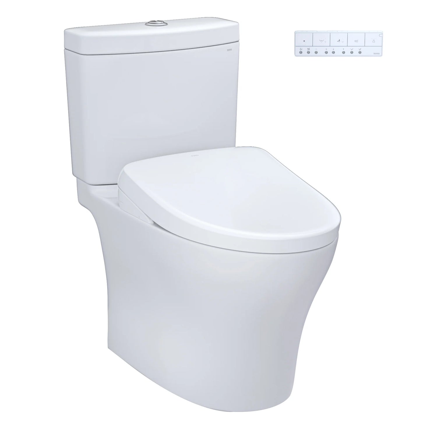 TOTO Aquia IV Washlet+ S7A Two-Piece 1.28 & .9 Gpf