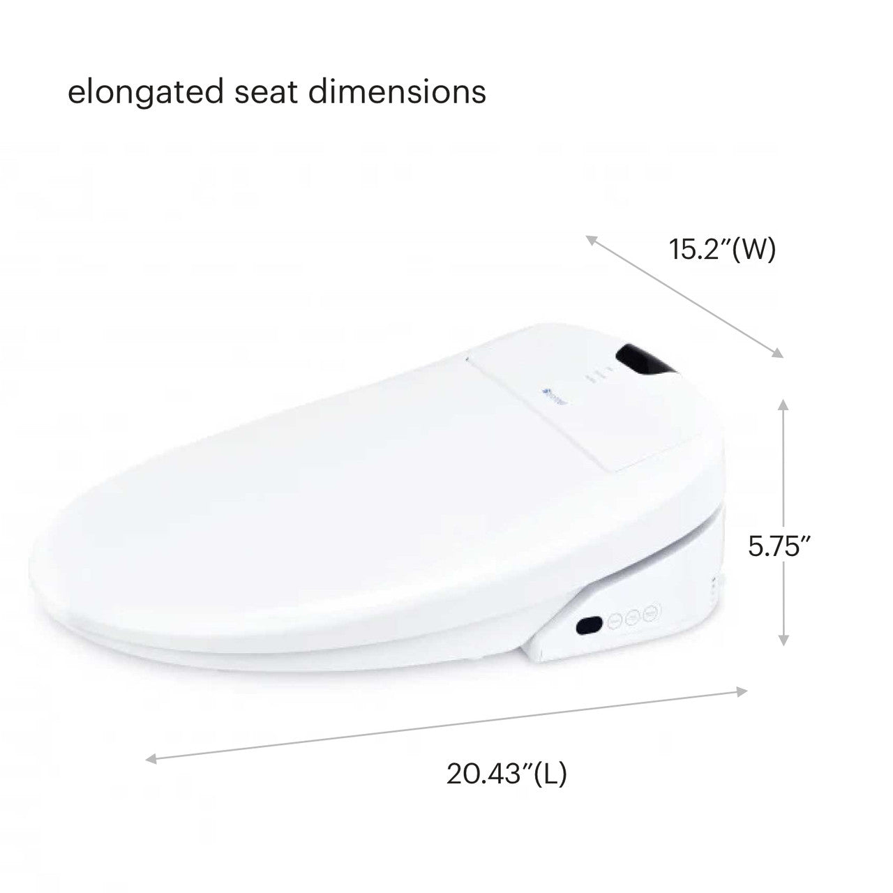 Brondell Swash 1400 Luxury Bidet Seat