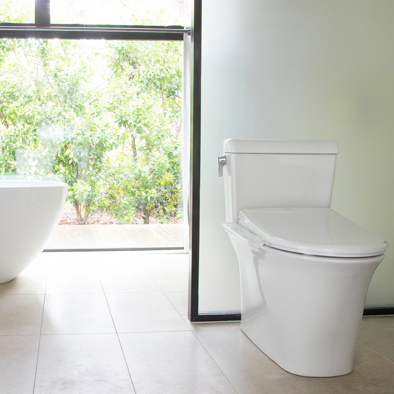 Brondell Swash Thinline T22 Luxury Bidet Seat - Side Arm Control