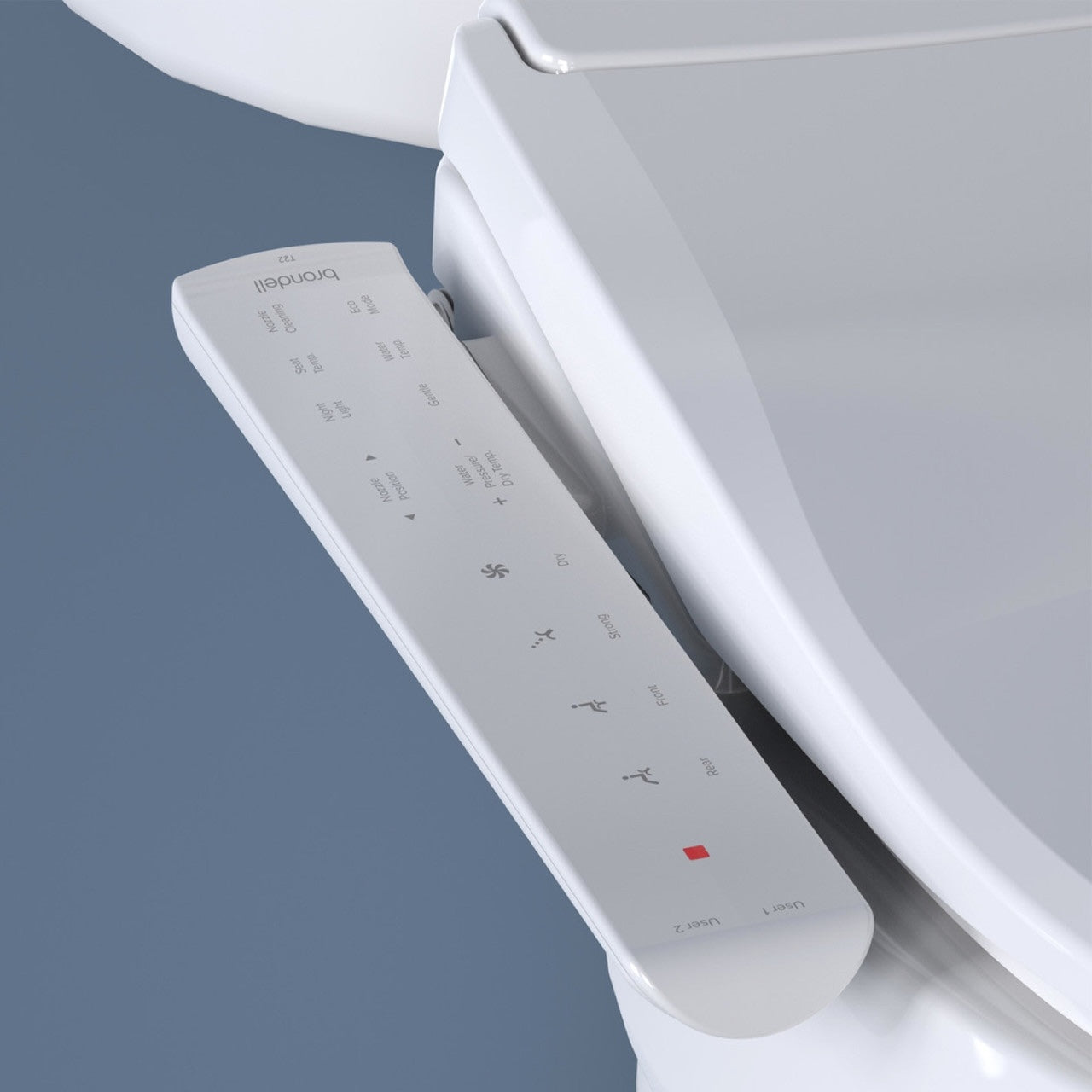 Brondell Swash Thinline T22 Luxury Bidet Seat - Side Arm Control