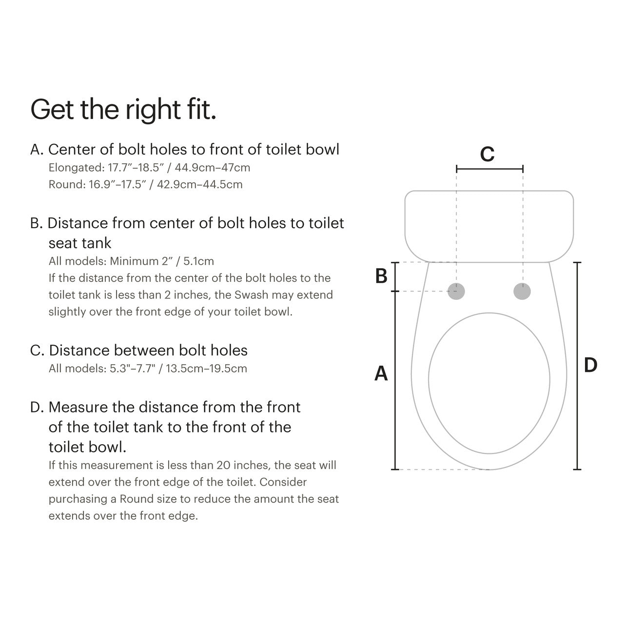 Brondell Swash Thinline T44 Luxury Bidet Seat - Remote Controlled
