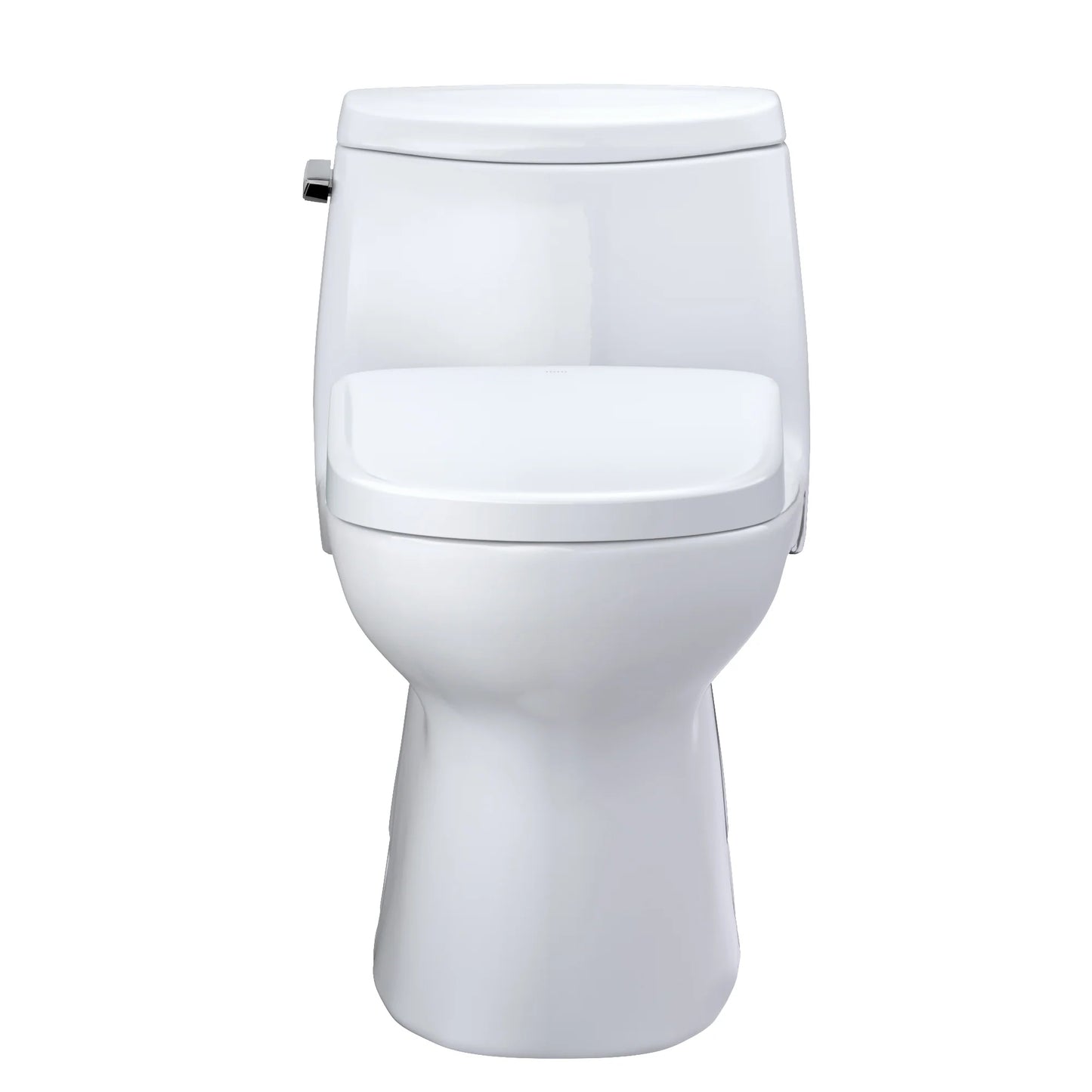 TOTO WASHLET+ Carlyle II 1G One-Piece Elongated 1.0 GPF Toilet and WASHLET+ S7A Contemporary Bidet Seat, Cotton White - MW6144736CUFG#01, MW6144736CUFGA#01