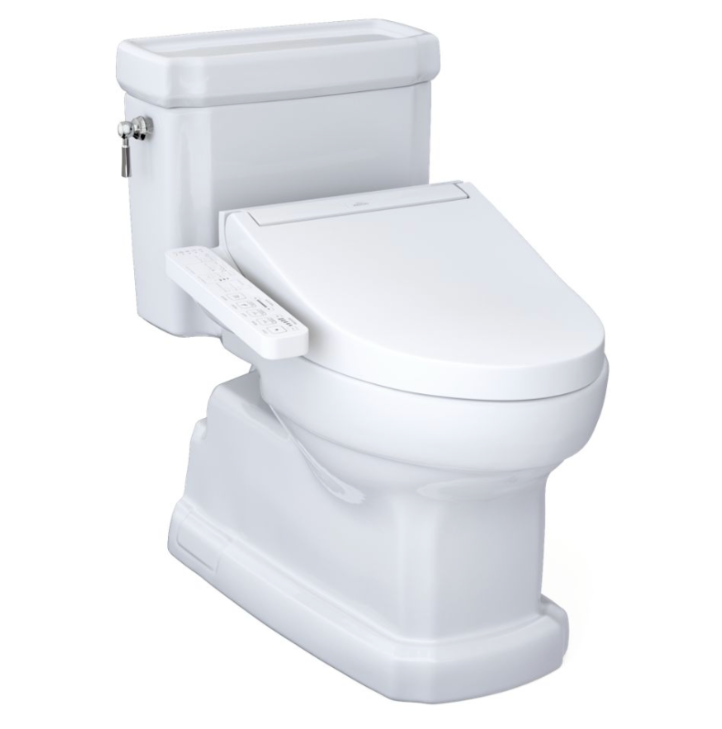 TOTO MW9743074CEFG#01 WASHLET+ Guinevere 1.28 GPF Toilet with C2 Bidet Seat - Cotton White
