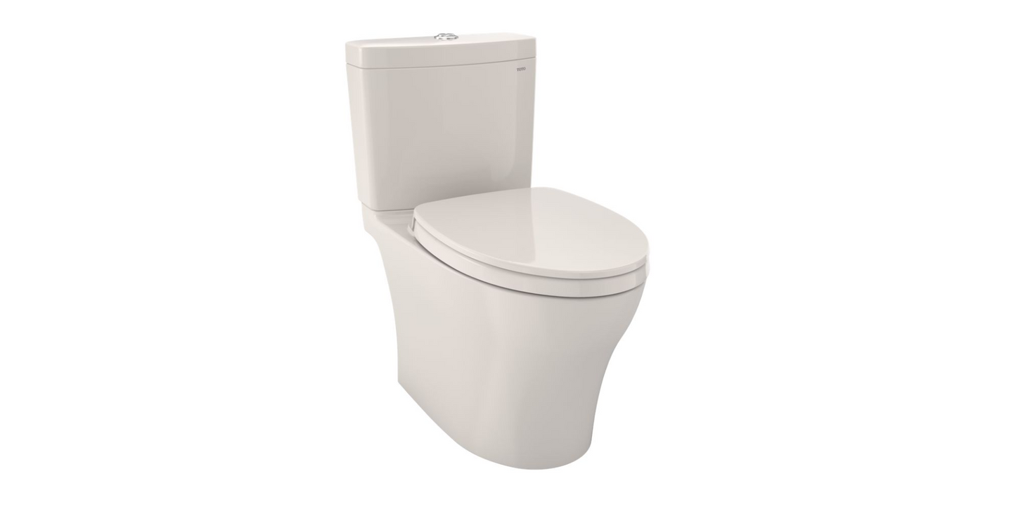 Toto Aquia IV Two-Piece Toilet, 1.28 Gpf & .9 Gpf, Elongated Bowl - Washlet+ Connection - Universal Height