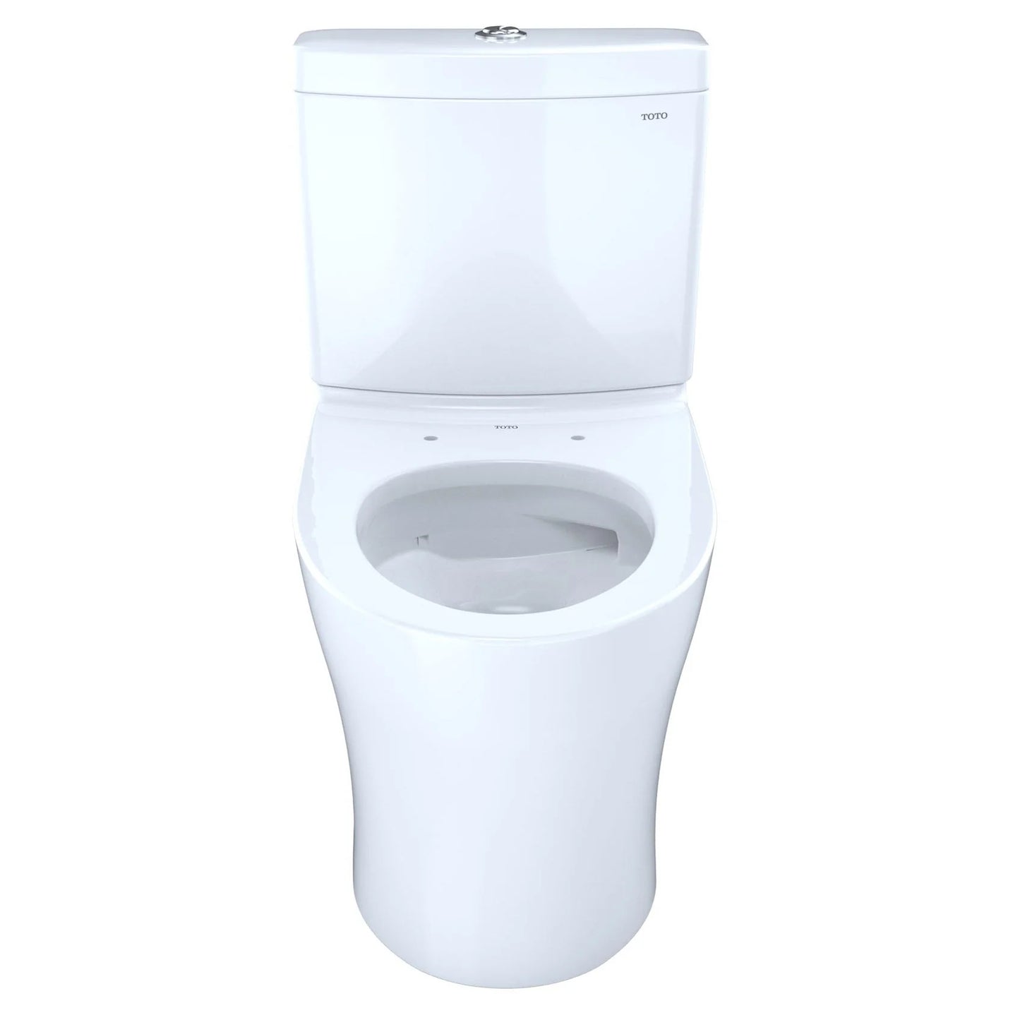 TOTO Aquia IV Two-Piece Elongated 1.28 & .9 Gpf Skirted Toilet - Cotton White - Washlet+ Ready