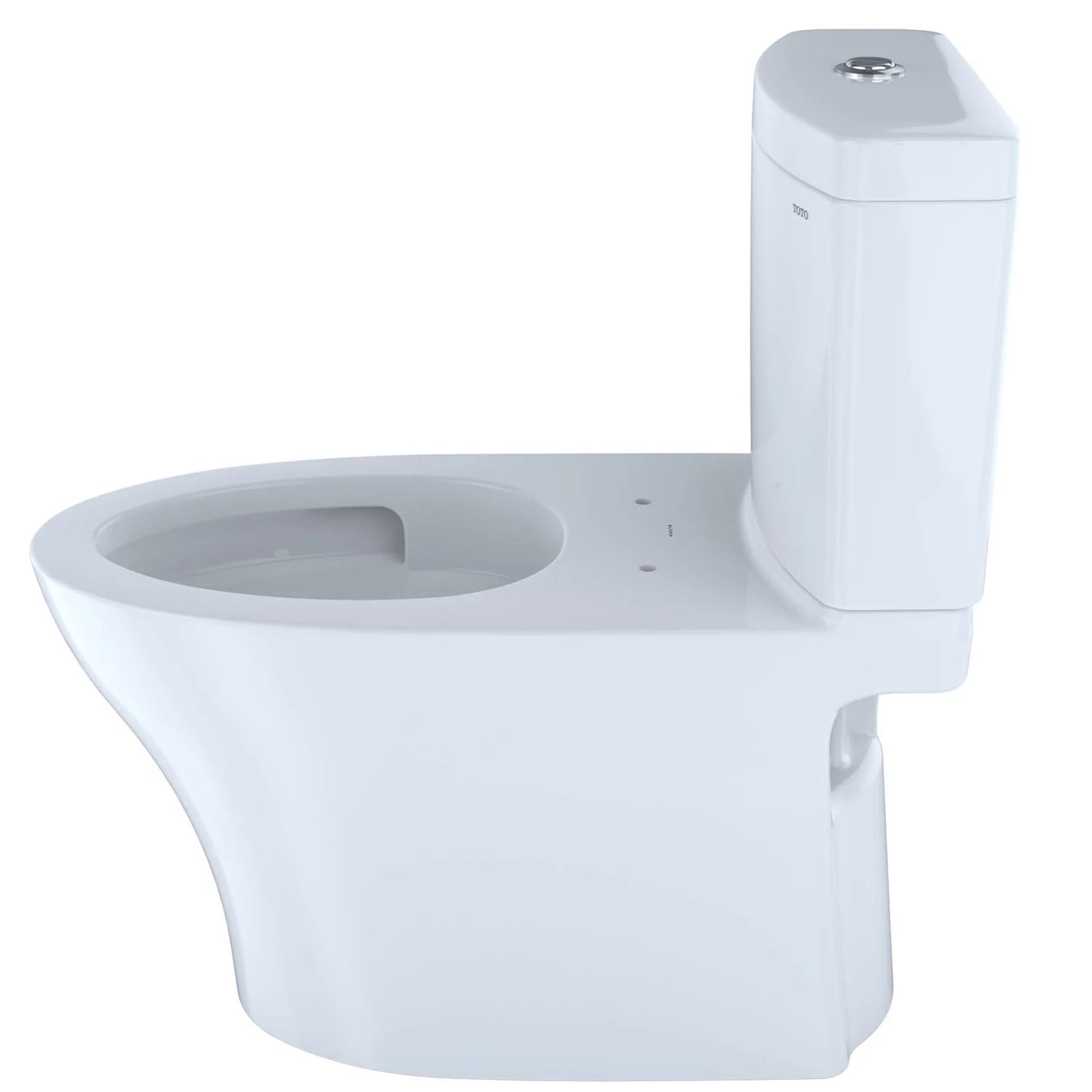 TOTO Aquia IV Two-Piece Elongated 1.28 & .9 Gpf Skirted Toilet - Cotton White - Washlet+ Ready