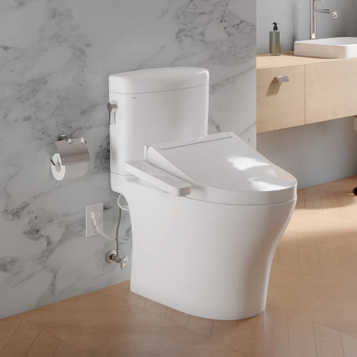 TOTO Aquia IV Cube Washlet+ C2/C5 Two-Piece 1.28 & .9 Gpf