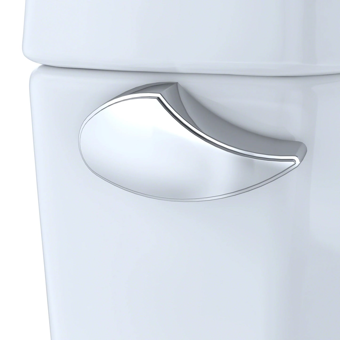 TOTO Drake II Two-Piece Elongated 1.28 Gpf Toilet - Cotton White - Washlet+ Ready