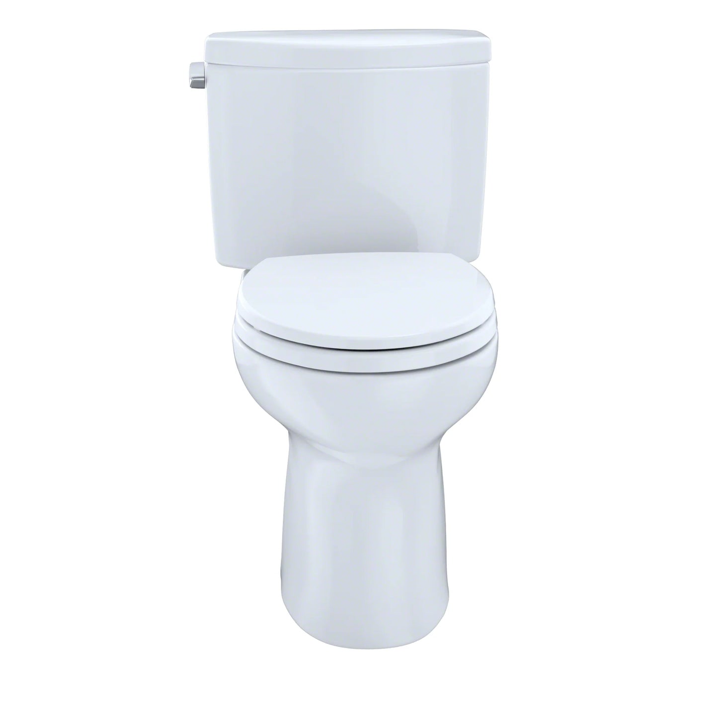 TOTO Drake II Two-Piece Elongated 1.28 Gpf Toilet - Cotton White - Washlet+ Ready