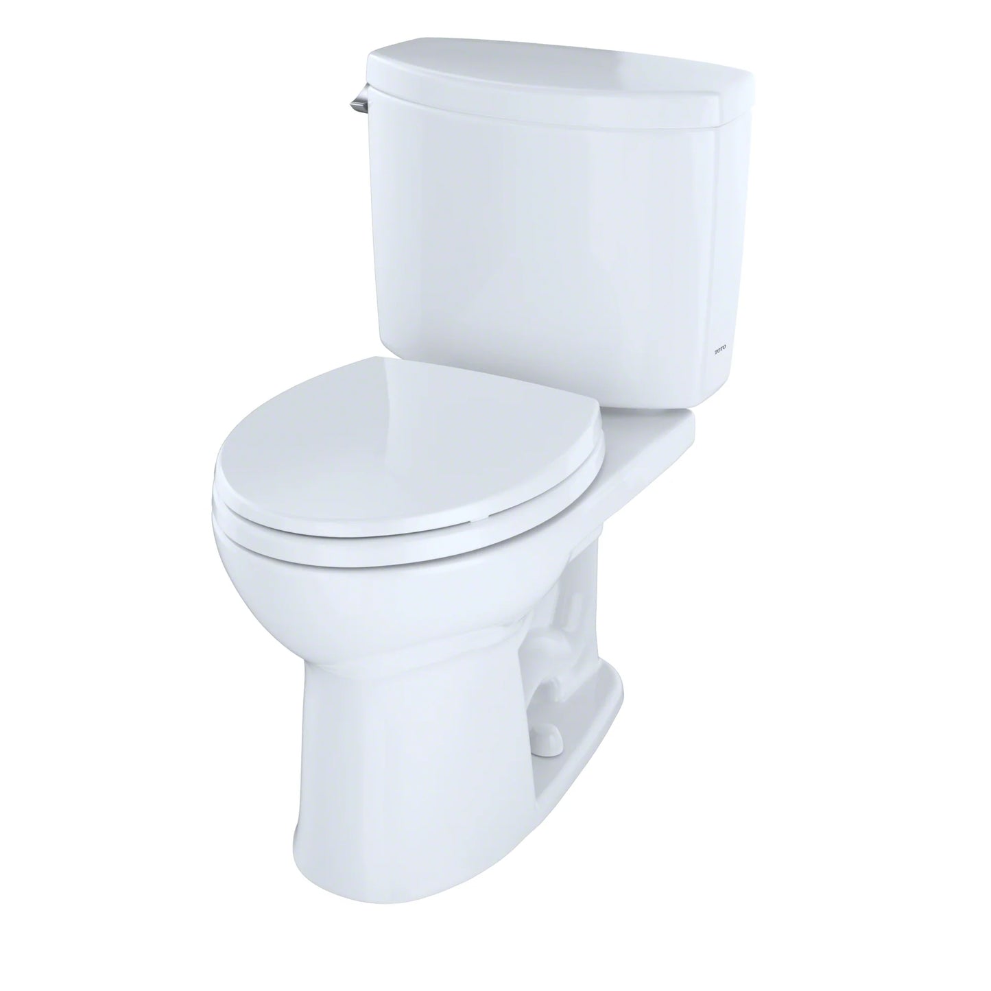 TOTO Drake II Two-Piece Elongated 1.28 Gpf Toilet - Cotton White - Washlet+ Ready
