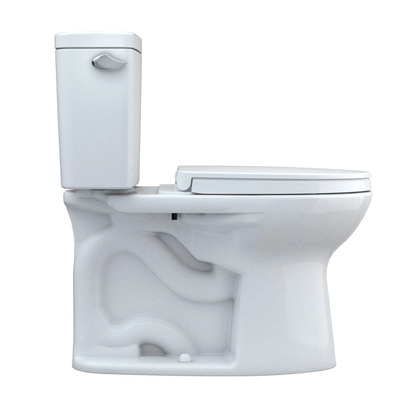 TOTO Drake Two-Piece Elongated 1.28 Gpf Toilet - Cotton White - Washlet+ Ready