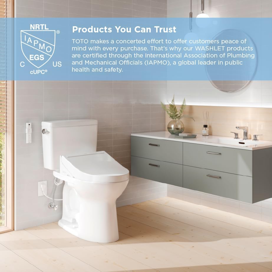 TOTO Washlet S5 SW3446#01, SW3445#01 Bidet Seat