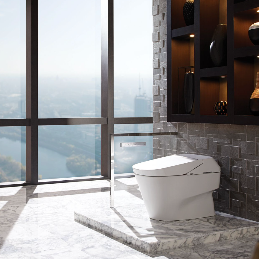 Toto Neorest® 750H Dual Flush Toilet, 1.0 & 0.8 Gpf With Actilight™