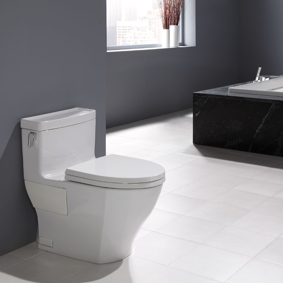 Toto Legato One-Piece Toilet, 1.28 Gpf, Elongated Bowl - Washlet+ Connection - Universal Height