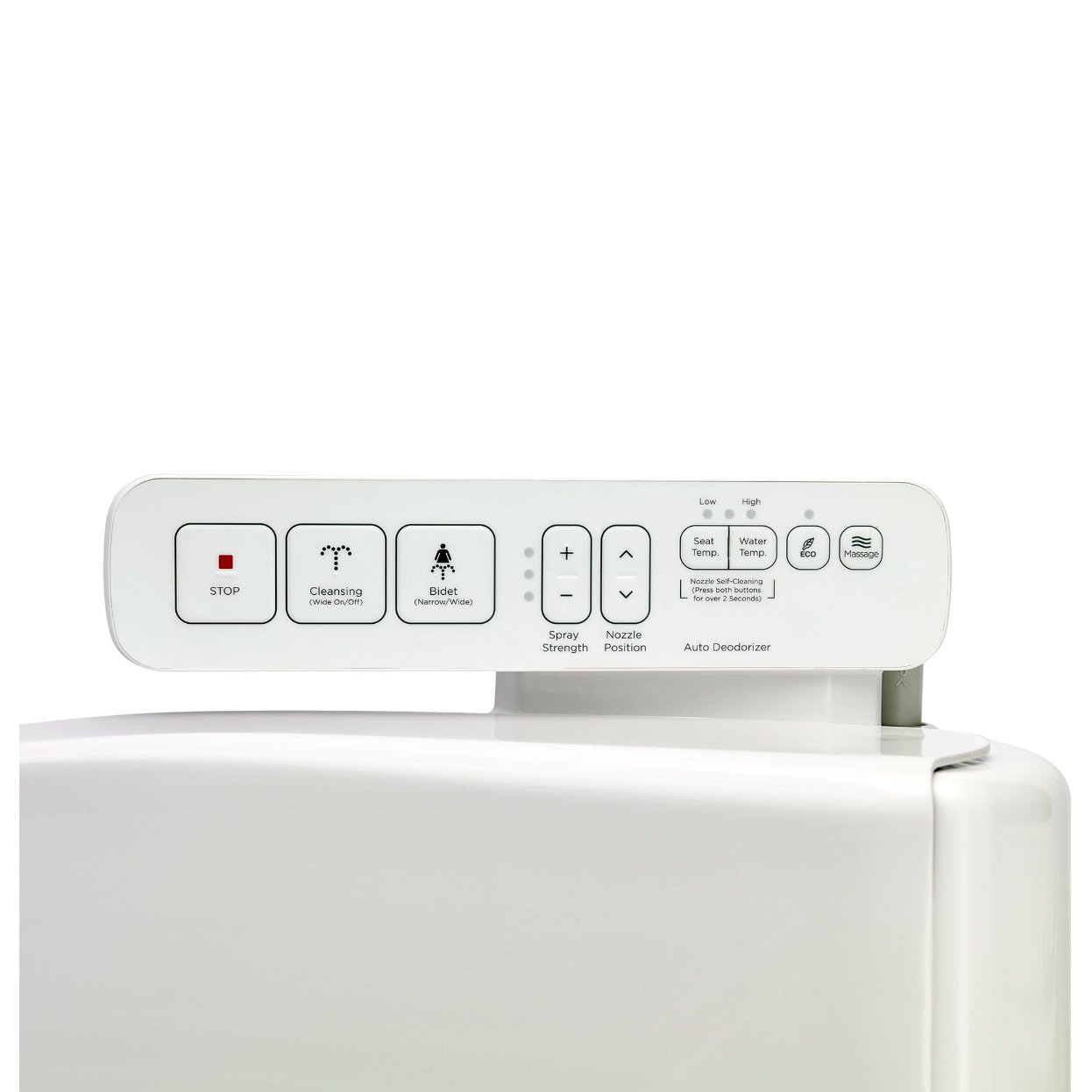 American Standard Advanced Clean 1.0 Electric SpaLet Bidet Seat With Side Panel Operation - Elongated