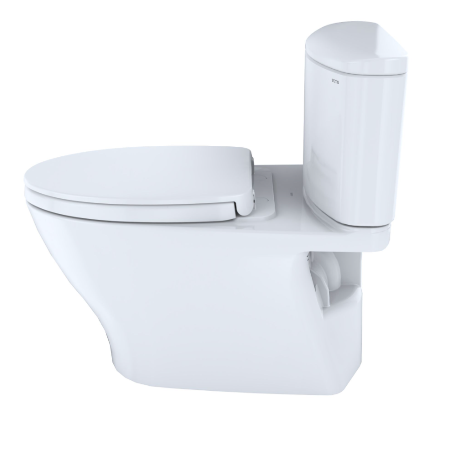 TOTO Nexus Two-Piece Elongated 1.28 Gpf Skirted Toilet - Cotton White - Washlet+ Ready