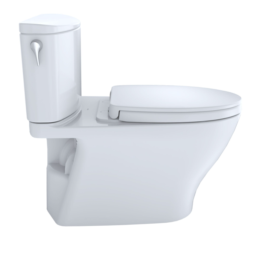TOTO Nexus Two-Piece Elongated 1.28 Gpf Skirted Toilet - Cotton White - Washlet+ Ready