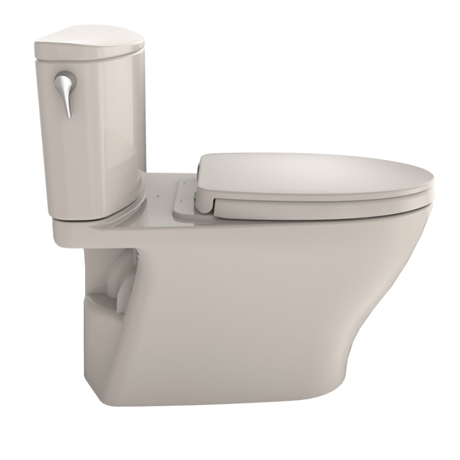 Toto Nexus Two-Piece Toilet, 1.28 Gpf, Elongated Bowl - Washlet+ Connection - Universal Height