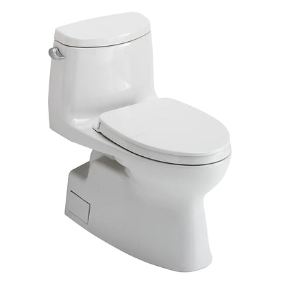 TOTO Carlyle II One-Piece Elongated 1.28 Gpf Skirted Toilet - Cotton White - Washlet+ Ready