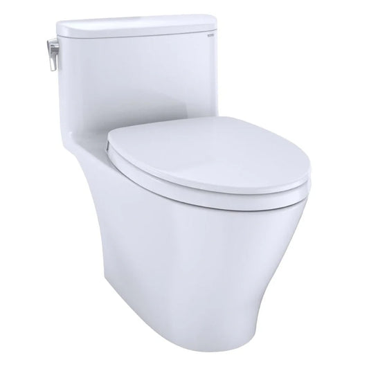 TOTO Nexus One-Piece Elongated 1.28 Gpf Skirted Toilet - Cotton White - Washlet+ Ready