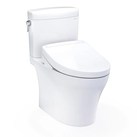 TOTO Aquia IV Cube Washlet+ S5 Two-Piece 1.28 & .9 Gpf