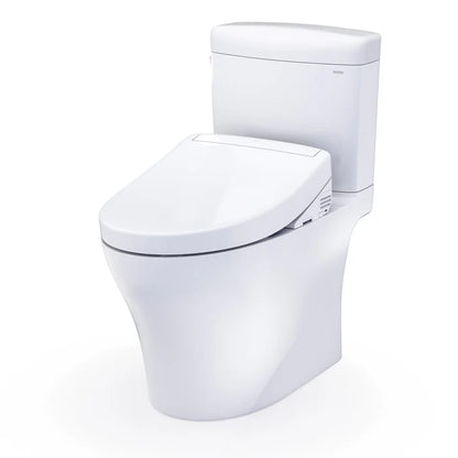 TOTO Aquia IV Cube Washlet+ S5 Two-Piece 1.28 & .9 Gpf