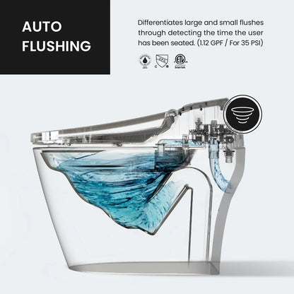 VOVO TCB-8100W Integrated Smart Bidet Toilet