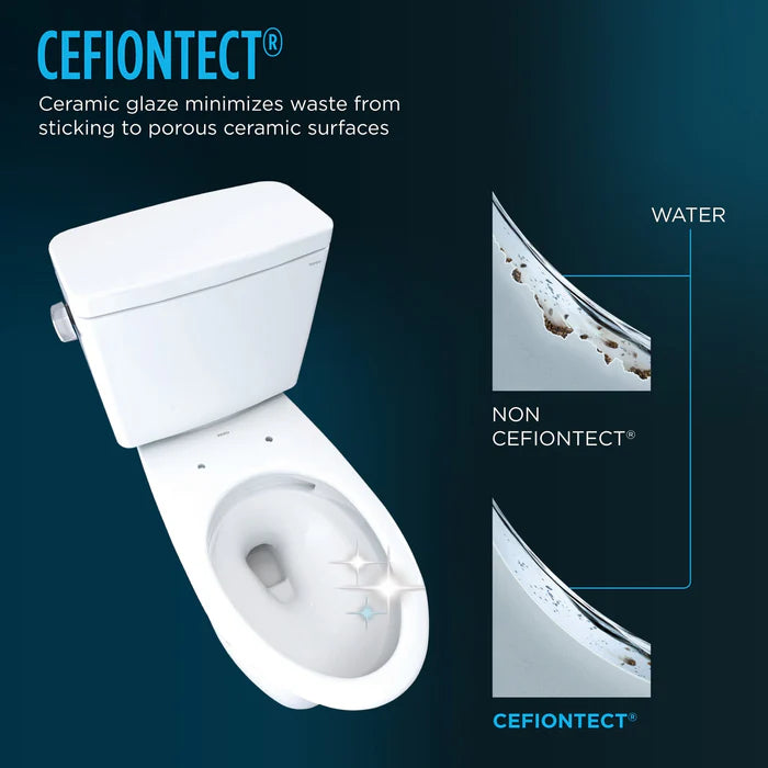 TOTO MW9743074CEFG#01 WASHLET+ Guinevere 1.28 GPF Toilet with C2 Bidet Seat - Cotton White