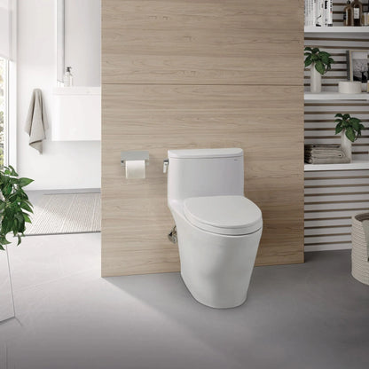 TOTO Nexus One-Piece Elongated 1.28 Gpf Skirted Toilet - Cotton White - Washlet+ Ready