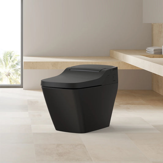 VOVO TCB-090SA Integrated Smart Bidet Toilet with Auto Open & Close Lid - Matte Black