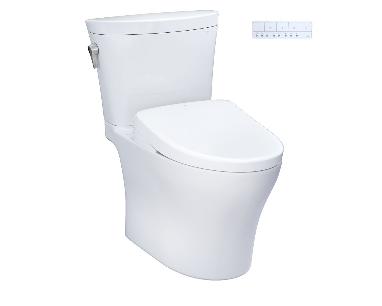 Toto Aquia IV Arc - Washlet®+ S7/S7A - Two-Piece Toilet - 1.28 & .9 Gpf - Universal Height