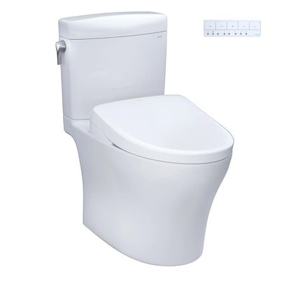 TOTO Aquia IV Cube Washlet+ S7/S7A Two-Piece 1.28 & .9 Gpf