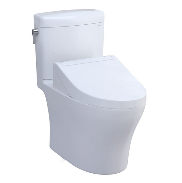 Toto Aquia IV Cube - Washlet®+ C2/C5 - Two-Piece Toilet - 1.28 & .9 Gpf - Universal Height