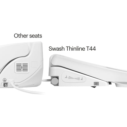 Brondell Swash Thinline T44 Luxury Bidet Seat - Remote Controlled
