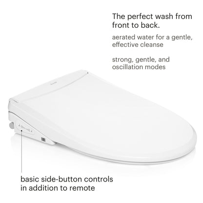 Brondell Swash Thinline T44 Luxury Bidet Seat - Remote Controlled