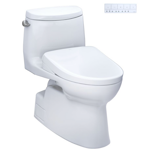 Toto Carlyle II - Washlet®+ S7/S7A - One-Piece Toilet - 1.28 GpF  - Universal Height