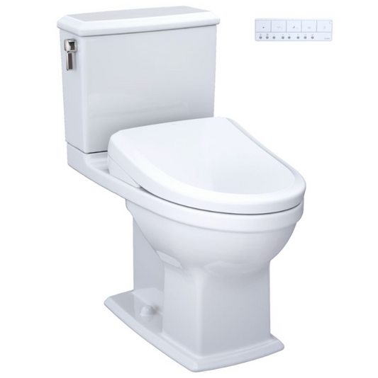 Toto Connelly - Washlet®+ S7/S7A  - Two-Piece Toilet - 1.28 & 0.9 GpF  - Universal Height