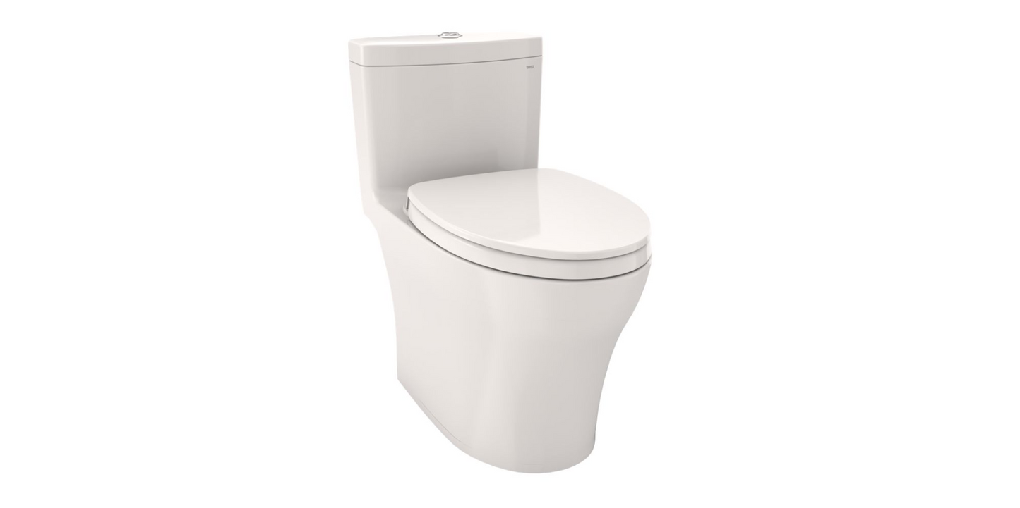 Toto Aquia IV One-Piece Toilet, 1.28 Gpf & .9 Gpf, Elongated Bowl - Washlet+ Connection - Universal Height