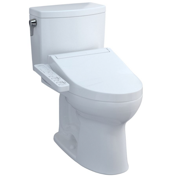 Toto Drake II 1G - Washlet®+ C2/C5 Two-Piece Toilet - 1.0 Gpf - Universal Height